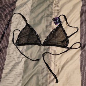 Incandescent Mesh Bikini Top